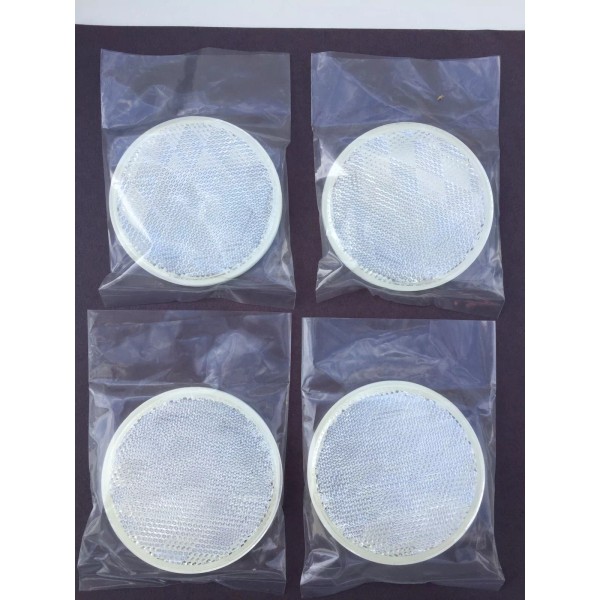 Unbranded 4X 3” White Trailer Round Self Adhesive Reflectors