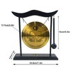 Gong with Beater Portable Brass Gong Small Tamtam Gong H1303