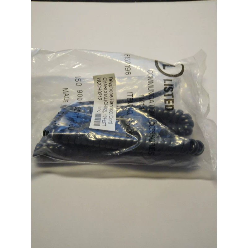 Unbranded/Generic 5 cords, 12ft Telephone Handset Receiver Cord Phone Curly