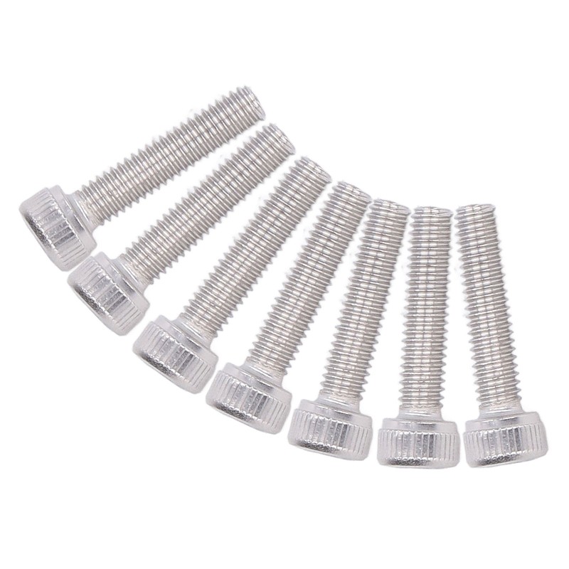 100Pcs Hex Socket Head Cap Screws Galvanized Steel Screw Kit