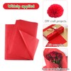 TUPARKA 100 Sheets Christmas Tissue Paper Gift Wrapping Red Paper