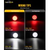 Partsam 6Pcs 4 Inch Round LED Trailer Tail Lights Kit