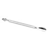 2Pcs Dual Ended Cuticle Pusher Stainless Steel Multipurpose Portable Cuticle