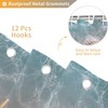 ChloropLastid Beach Ocean Themed Shower Curtain Sets for Bathroom, 72x72