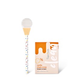 SuperMouth® Single Scoop Tongue Scraper for Toddlers & Kids Ages 2-5 – Dual-Sided Brush & Scraper Removes Odor-Causing Buildup, Fights Bad Breath, Gentle Easy-Grip Design, 3 Scents, Early Oral Care