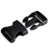 10PCS 1" Adjustable Flat Side Quick Release Plastic Buckles Clips