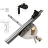 Mitre Gauge for Table Saw - 450 mm T-Bar, Brass