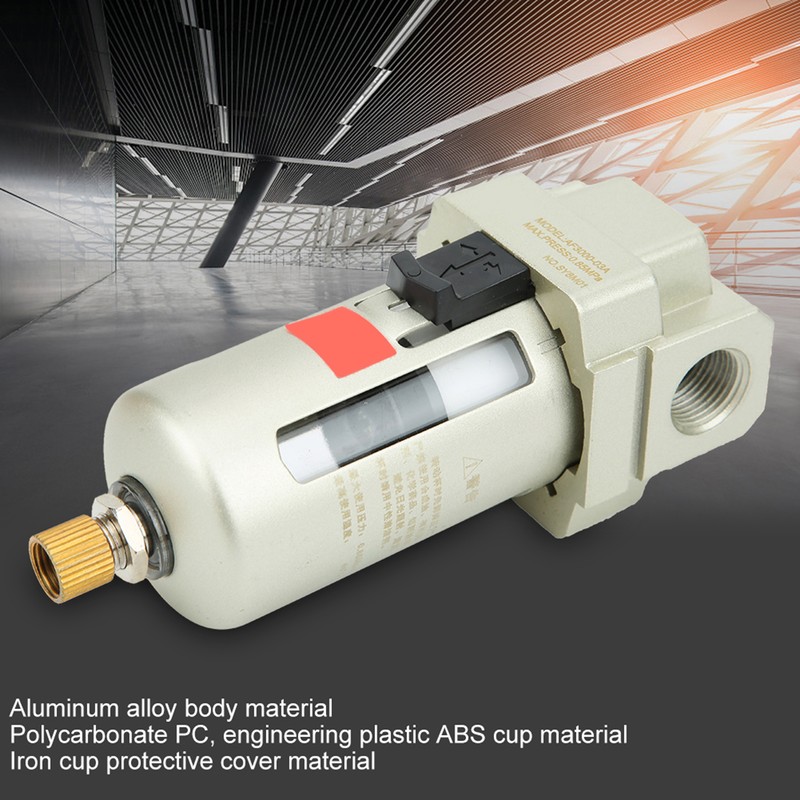 Air Filter Oil‑Water Separator Pneumatic Tool Mechanical Single Unit Aluminum