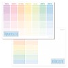 paper&you® Weekly Planner Pad A4 Pure without Fixed Date [Rainbow]