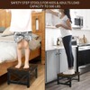 YINMIT Wooden Step Stool for Adults, Heavy Duty Step Stool