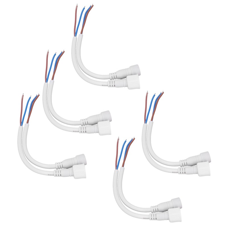 5 Sets 2 Pin Electrical Connector Waterproof Male and Female