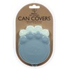 ORE Pet Blue & Light Blue Paw Can Cover Set