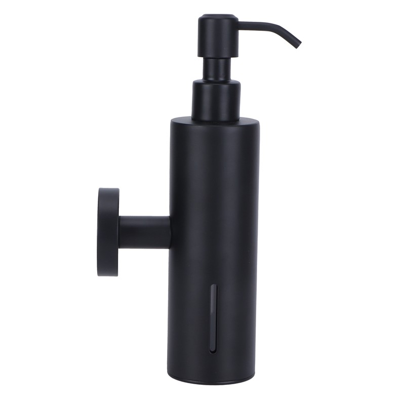 200ml Round Soap Dispenser WallMounted Shampoo Shower Gel Container Bathroom