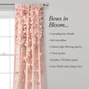 Lush Decor Riley Light Filtering Window Curtain Panel, Single 54"