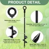hannger 6 Pack 18" Tree Stakes and Supports for Leaning