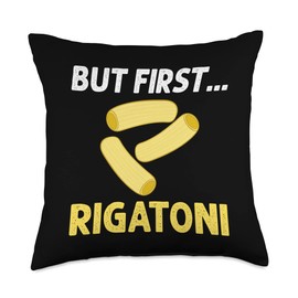Rigatoni Pasta Noodles Recipes Italian Sauce Maker Throw Pillow, 18x18, Multicolor