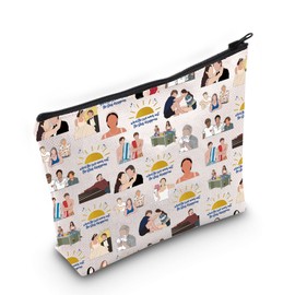 TOBGBE TSITP Merch Drama TV Show Inspired Makeup Bag Summer Cousins Beach Gift Team Conrad Merchandise (Sun Comes Bag)