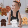 YUKOUQIAN - Mini perro de peluche para cachorros, cumpleaños, fiesta