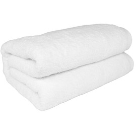 OZINCI Extra Large Oversized Bath Towels - White, 100% Cotton Turkish Towels for Hotel and Spa, Maximum Softness and Absorbency Bath Sheet, (Large 40 by 87 Inch) (Pack of 4)