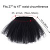 Yymobt 2 Pack Black Tutu Tulle Skirt for Women 5
