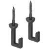 Yamaguchi Yasu Seisakusho Y-7031-2 Wooden Hanging Hardware Screw Foot Double