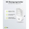 Goobay 96500 LED Night Light with Motion Sensor Indoor Socket