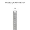 sourcing map Fully Threaded Rod M6 x 160 mm 1