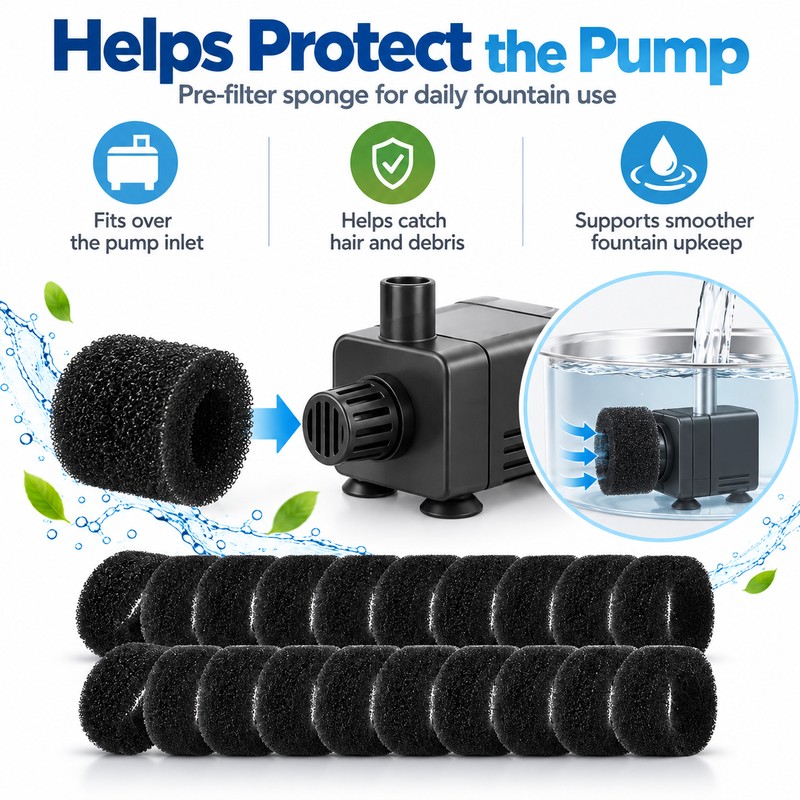 Pet Water Fountain Replacement Filters for Cats & Dogs –