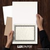 LUXPaper 9.5" x 12" Certificate Holders | White Linen |