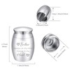 CREATCABIN Small Keepsake Urns Mini Cremation Urn for Human Ashes