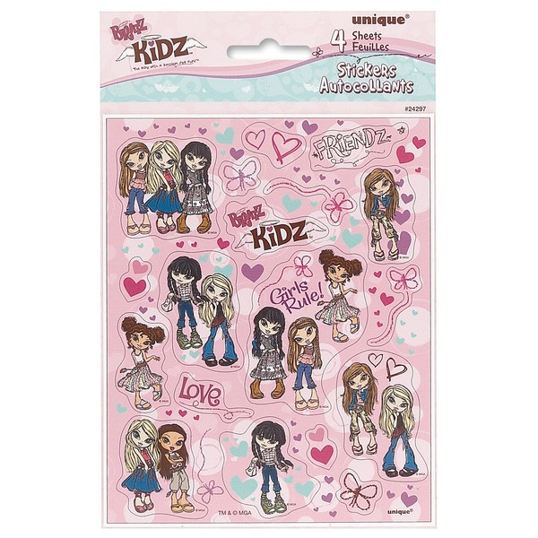 Bratz Kidz Stickers (4 count)