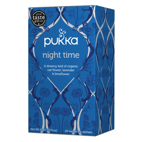 Pukka Organic Teas, Night Time, 20 Count