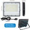 Indmird 150W LED Flood Lights Plug in, Outdoor Security Lights