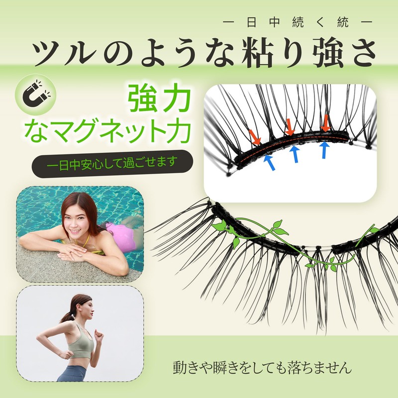 LASHVIEW with Magnetic Eyelash Applicator, Reusable Soft Magnetic Eyelashes Natural