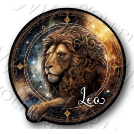 Wolfcreek Gear Leo Zodiac Sign Vinyl  Sticker 4.4" Tall Decal
