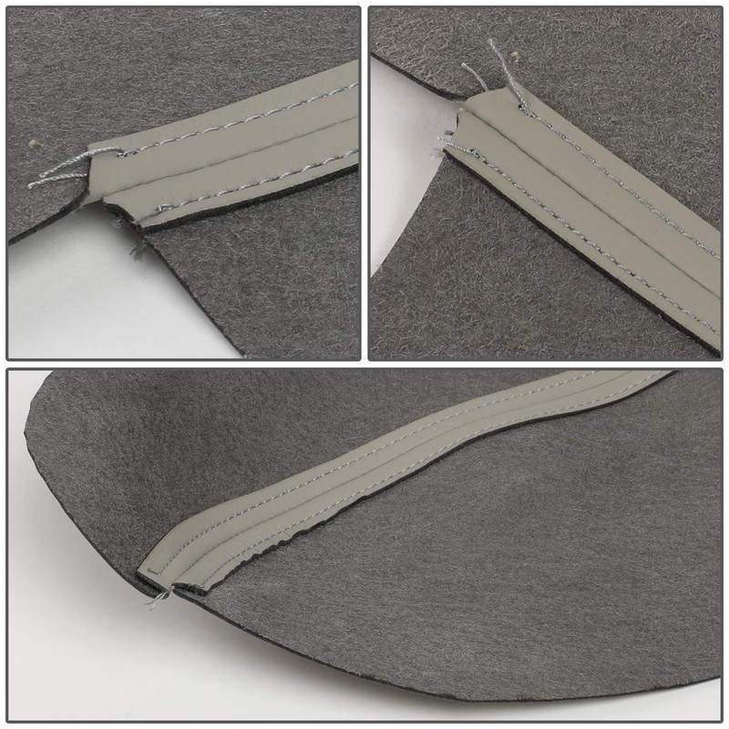 Auto Dynasty Pair OE Style Front Door Panel Armrest Leather