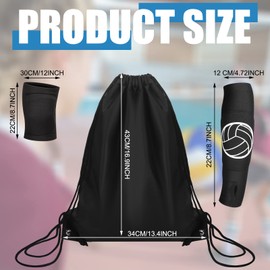 Sosation 5 Set Volleyball Training Equipment Aid Volleyball Gear Volleyball Knee Pads and Arm Sleeves Volleyball Spike Serving Trainer Accessories Volleyball Gifts for Teen Girls Women