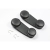 Performance PFM-678742 Interior Window Crank Handle Pair Set Black for