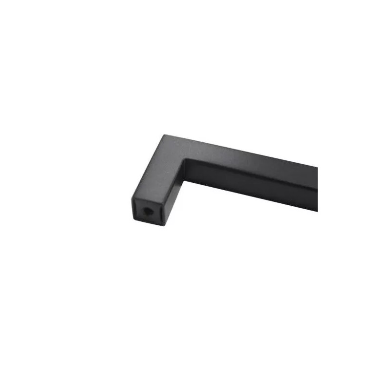 Gobrico 12mm 1/2" Black Kitchen Square Cabinet Handles Drawer Pull
