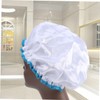 TOVINANNA Shower Cap for Women Waterproof Hair Cap Elastic Band