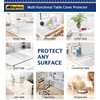 16 x 48 " Clear Plastic Table Protector Rectangle Thick