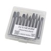 Wokesi 10Pcs,1/4"Cutting Diameter,6mm Shank Diameter,Solid Tungsten Carbide File Cutter Taper
