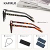 Kafirlo Cat Eye Reading Glasses for Women Men CatEye Anti