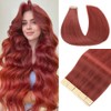 Invisible Tape in Hair Extensions Human Hair 20 Inch 20pcs