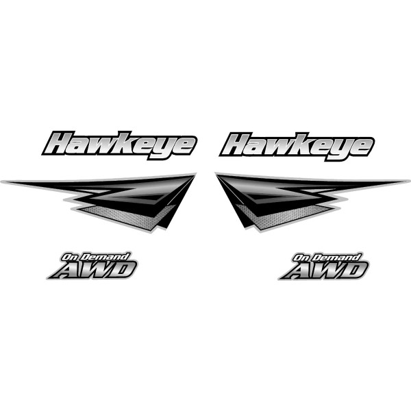 Unbranded 2006 Polaris Hawkeye 300 ATV Decal Kit 4x4