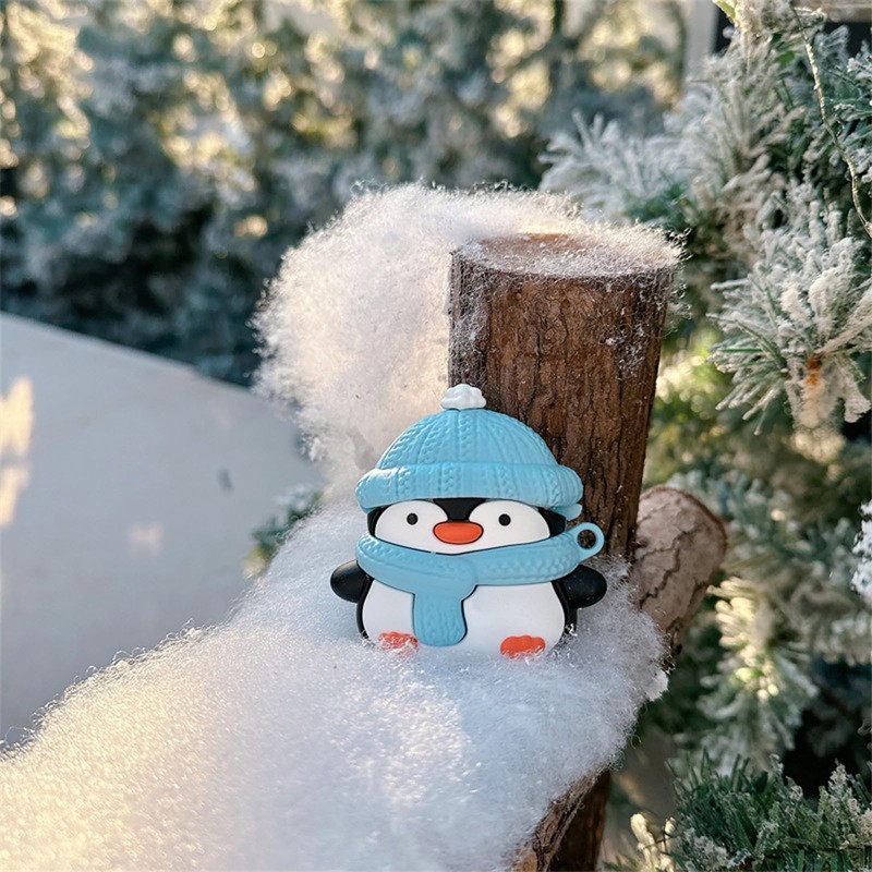Rertnocnf Case Compatible with 2024 Airpods 4, Cute Kawaii Christmas