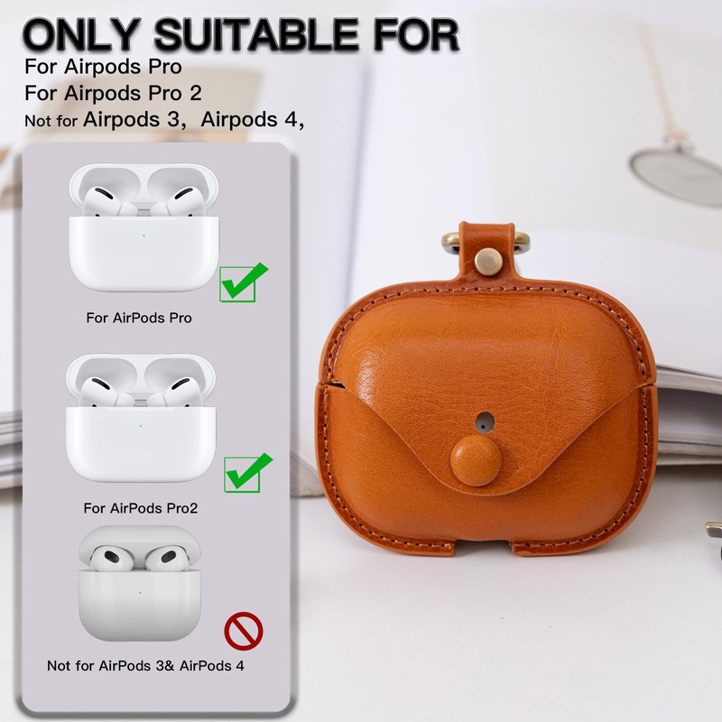 Tusks Land for AirPods Pro / Pro 2 Genuine Leather