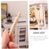 ABOOFAN 12pcs Rolling Pin House Adjustable Rollers Pins Miniature Decor