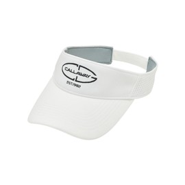 Callaway C25191111 Men's Sun Visor (Cardboard Knit, Size Adjustable), Hat, Golf, 1030_white, Free size