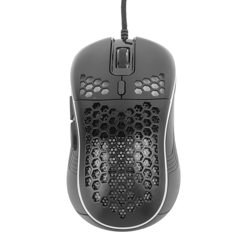 Wired Mouse Lightweight Hollow Out Ergonomic Optical Sensor USB Computer